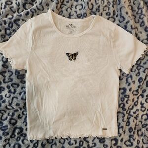 Hollister Ribbed Butterfly Top
